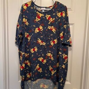 LuLaRoe Irma Disney Pooh Bear XL